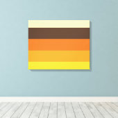 Toile les années 70 Motif de couleurs triées rétro (Insitu (Plancher de Bois))