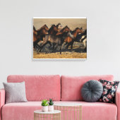 Toile Les Arabes qui courent dans le désert (Insitu(Salon))