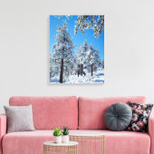 Toile Les arbres couverts de neige dans les Laguna Mount (Insitu(Salon))