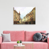 Toile Les Arcades, Grand Rue, Colmar, 1876 (Insitu(Salon))