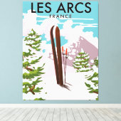Toile Les Arcs France (Insitu (Plancher de Bois))