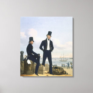 Toile Les artilleurs, maîtres d'équipage et