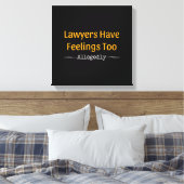 Toile Les Avocats Ont Trop De Sentiments - Procureur (Insitu(Chambre))