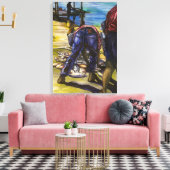 Toile Les Bahamas du matin (Insitu(Salon))