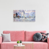 Toile les Barques par Claude Monet (Insitu(Salon))