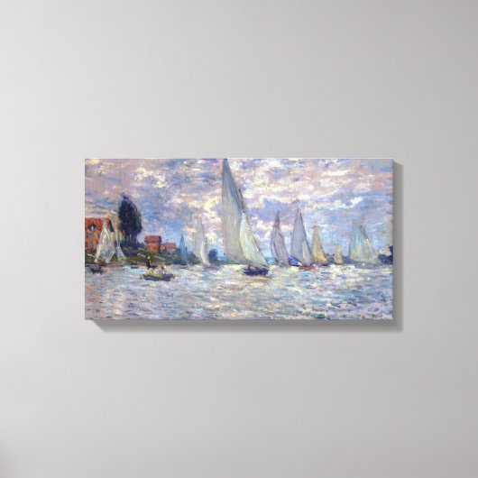 Toile les Barques par Claude Monet (Recto)