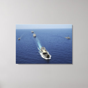 Toile Les bateaux de la Marine de la république des