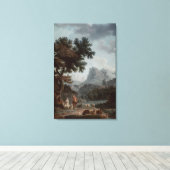 Toile Les bergers alpins (Insitu (Plancher de Bois))