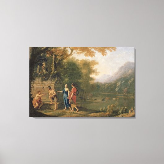 Toile Les bergers arcadiens (Recto)