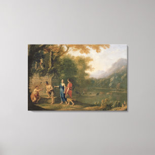 Toile Les bergers d'Arcadien