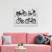 Toile Les Bicyclettes (Insitu(Salon))
