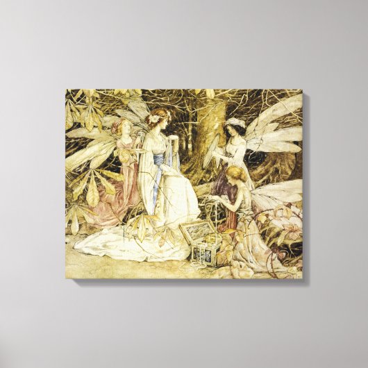 Toile "Les bijoux de fées" (Recto)