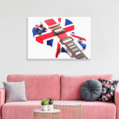 Toile LES BRITANNIQUES VONT GUITARE 16x24 (Insitu(Salon))