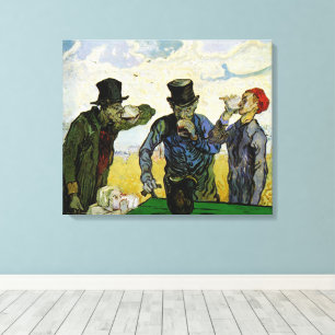Toile Les Buveurs par Vincent van Gogh