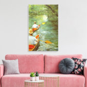 Toile Les Canots, Perissoires de Gustave Caillebotte (Insitu(Salon))