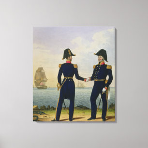 Toile Les capitaines, plaquent 5 du 'costume de la