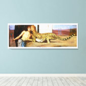 Toile Les Caresses - Fernand Khnopff 1896 (Insitu (Plancher de Bois))