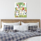 Toile Les cartes à jouer Peindre le Rose Bush (Insitu(Chambre))