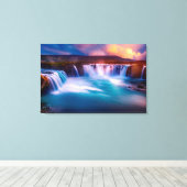 Toile Les cascades (Insitu (Plancher de Bois))