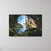 Toile Les cascades | Cascade islandaise (Recto)