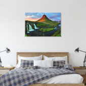 Toile Les cascades | Kirkjufell, Islande (Insitu(Chambre))