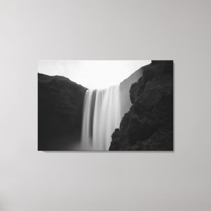 Toile Les cascades Skogafoss Cascade, Islande