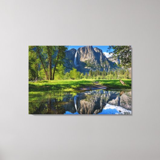 Toile Les cascades | Yosemite Falls, Californie (Recto)