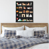 Toile Les célèbres monuments européens (Insitu(Chambre))