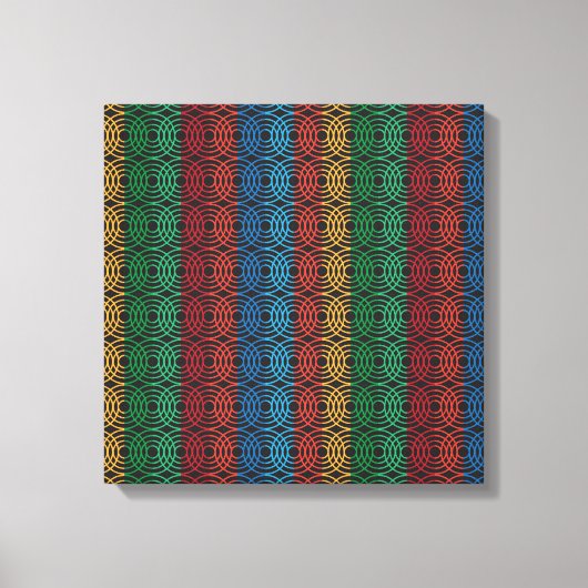 Toile Les cercles de vie (Recto)