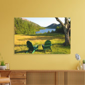 Toile Les chaises Adirondack sur la pelouse du Jourdain (Insitu(Salon))