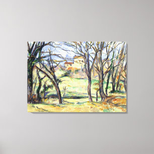 Toile Les Chambres d'arbres de Paul Cezanne s'approchent