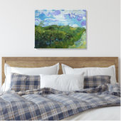Toile Les champs de blé vert par Vincent van Gogh (Insitu(Chambre))