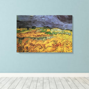 Toile Les champs par Vincent van Gogh