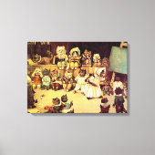 Toile Les chatons d'une école de chat, Louis Wain (Recto)