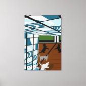 Toile Les chatons en jeu (Recto)