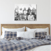 Toile Les chefs indiens Lakota qui ont rencontré le géné (Insitu(Chambre))