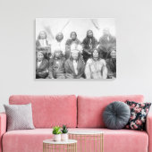 Toile Les chefs indiens Lakota qui ont rencontré le géné (Insitu(Salon))