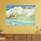 Toile Les Chevaux de Neptune par Walter Crane (Insitu(Salon))