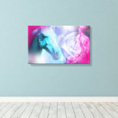 Toile Les chevaux nous prêtent les ailes qui nous manque (Insitu (Plancher de Bois))