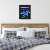 Toile Les chevaux ont une puissance étoilée (Insitu(Chambre))