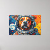 TOILE LES CHIENS DANS L'ESPACE-11 (Recto)
