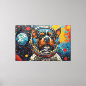 TOILE LES CHIENS DANS L'ESPACE-15 (Recto)