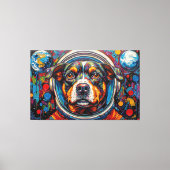 TOILE LES CHIENS DANS L'ESPACE-8 (Recto)