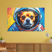 TOILE LES CHIHUAHUAS DANS L'ESPACE 10 (Insitu(Salon))