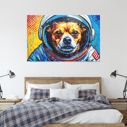 TOILE LES CHIHUAHUAS DANS L'ESPACE 10 (Insitu(Chambre))