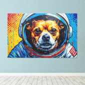 TOILE LES CHIHUAHUAS DANS L'ESPACE 10 (Insitu (Plancher de Bois))