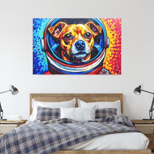 TOILE LES CHIHUAHUAS DANS L'ESPACE 11 (Insitu(Chambre))