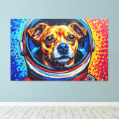 TOILE LES CHIHUAHUAS DANS L'ESPACE 11 (Insitu (Plancher de Bois))