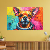 TOILE LES CHIHUAHUAS DANS L'ESPACE 9 (Insitu(Salon))