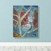 Toile Les chutes Keene NH (Insitu (Plancher de Bois))